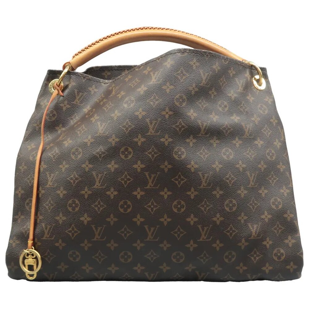 100% Authentic Louis Vuitton Artsy GM Brown Monogram Canvas Shoulder Bag - Picture 1 of 12